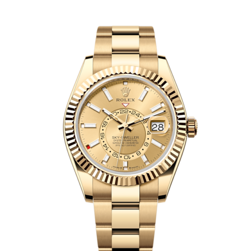 f2c9d55fbe1f040efb7aa21f93016127fbd5e49b Rolex Sky-Dweller, 42mm, 18k Yellow Gold, Ref# 336938-0001