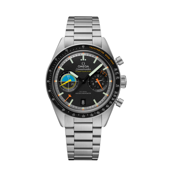 f7390c431ba213e5fe25ac84125128dea8914c8e Unworn, Omega Speedmaster Pilot, Stainless Steel, Chronograph, 40.85 mm, Ref# 332.10.41.51.01.002, box and papers