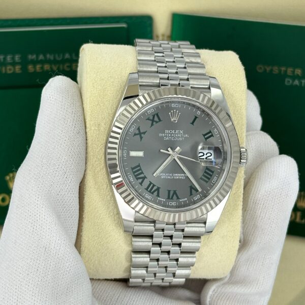 f83abe864fac0f93c8902d4b1708d7056b14e774 Rolex Datejust 41, Stainless Steel and 18k White Gold, 41mm, Ref# 126334-0022