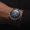 f9f6066fb924daa4852115a2137c0a78ec298042 Unworn, Omega Speedmaster First Omega in Space, Co-Axial Chronograph, 39,7mm, Ref# 310.30.40.50.06.001, box and papers