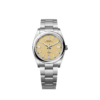 Unworn 2025, Rolex Oyster Perpetual, Oystersteel 36mm, Beige dial, Domed Oyster, Ref# 126000-0012, box and papers