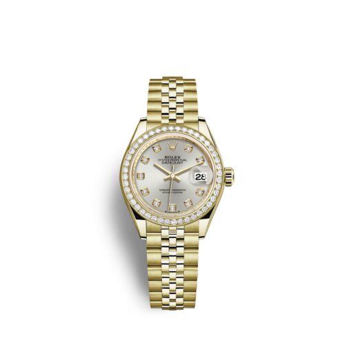 fbb61d3e373fa2f16eced7d071e6bb85c32a36f9 Rolex Lady-Datejust 28, 18kt Yellow Gold and diamonds, Ref# 279138RBR-0020