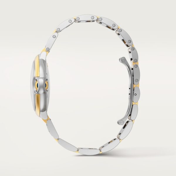 Unworn Cartier Ballon Bleu, Stainless Steel and 18k Yellow Gold, 36mm, Ladies, Ref# W2BB0038, box and papers