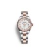 Rolex Lady-Datejust 28, Oystersteel and 18k Everose Gold, Ref# 279171-0022