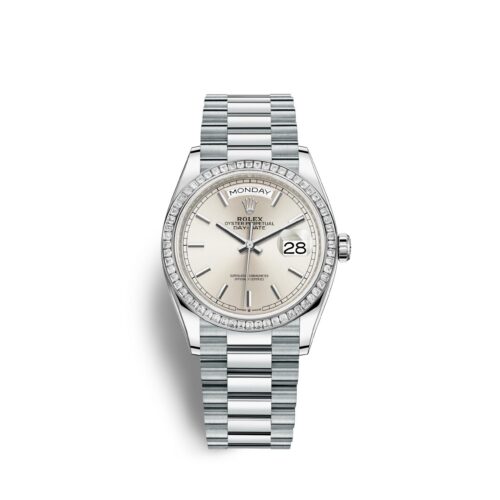 fc3627fcc0c83b069308f55167fd265e70a5f646 Rolex Day-Date, 36mm, Platinum and Diamonds, Ref# 128396tbr-0004