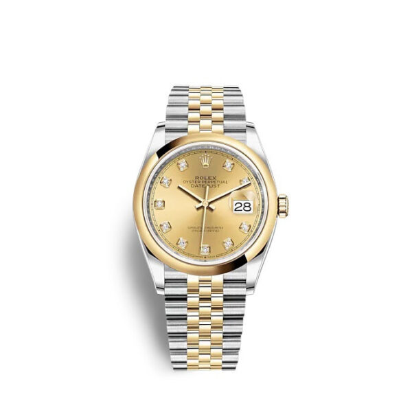 Rolex Datejust 36 Oystersteel and yellow gold Ref# 126203-0017