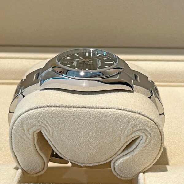 Rolex LADIES Oyster Perpetual 34mm, Black Dial, Ref# 124200-0002