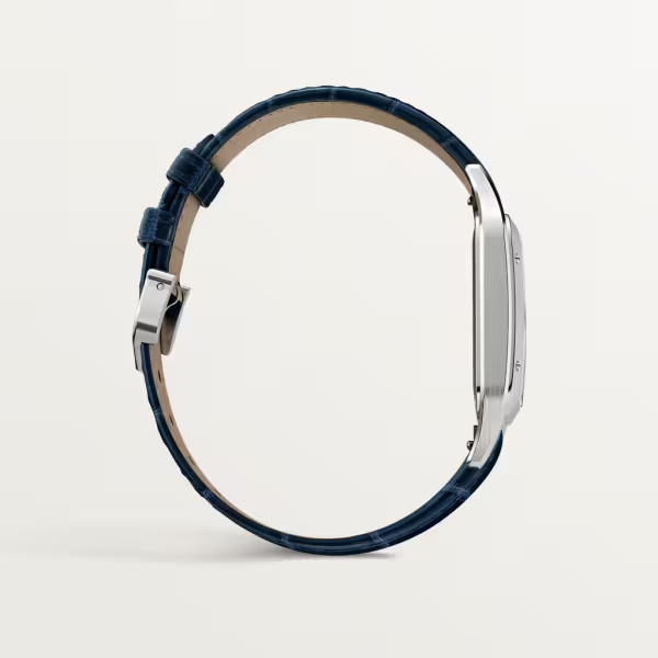 fed405017a18c3b0672dd6dc922171d5083791c8 Unworn Cartier Santos Dumont de Cartier, Stainless Steel, 43.5mm x 31.4mm, Ref# WSSA0022, box and papers