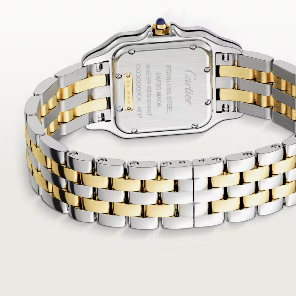 ff313d1473cf5b00e2ad86e7393f3ad4b813a99a Unworn Cartier Panthère de Cartier, Stainless Steel, 18k Yellow Gold, 29mm x 37mm, Ref# W2PN0007, box and papers