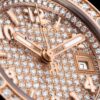 ffee2da23eb7d58d4d85fd390556d083364a86f0 Hublot Big Bang ONE CLICK KING GOLD FULL PAVÉ Ref# 485.OX.9000.RX.1604